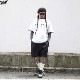 EVILACT LAYERD SS (WHITE/NAVY) [EA-WFRSS-T07]