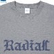 RADIALL HOT BOX CREW NECK T-SHIRT L/S (STEEL GRAY) [RAD-24AW-CUT018]