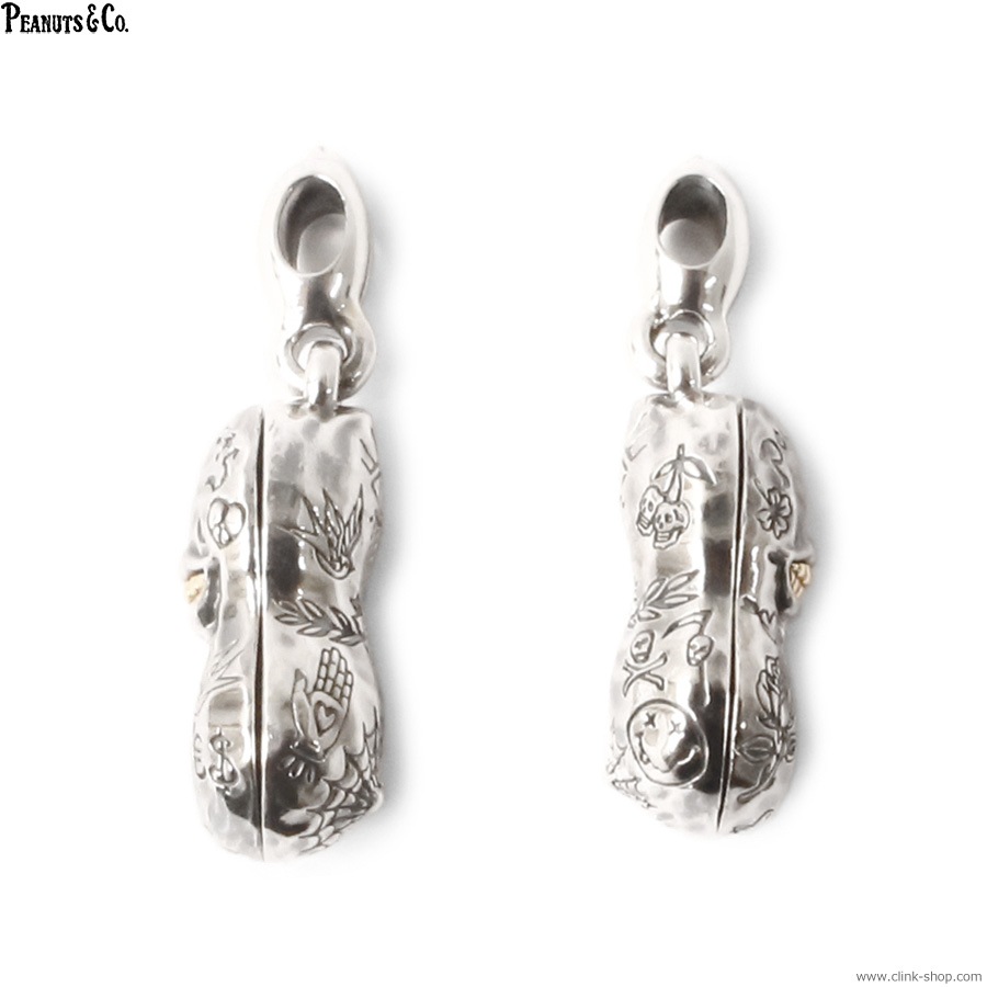 PEANUTS & CO. MEDIUM NORMAL TATOO PEANUTS SLIDE-TYPE (SILVER��K10YGOLD)