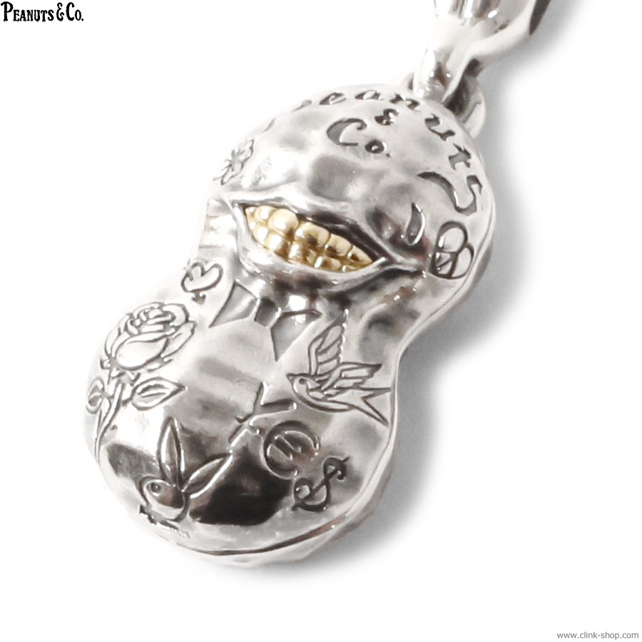 PEANUTS & CO. MEDIUM NORMAL TATOO PEANUTS SLIDE-TYPE (SILVER��K10YGOLD)