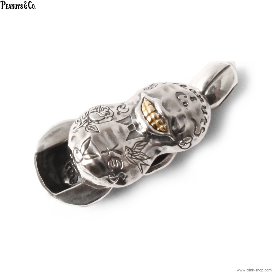 PEANUTS & CO. MEDIUM NORMAL TATOO PEANUTS SLIDE-TYPE (SILVER��K10YGOLD)