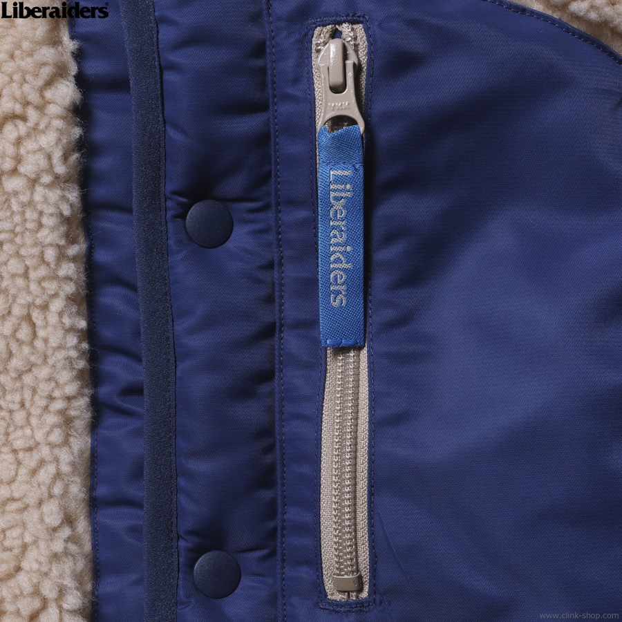 LIBERAIDERS RETRO PILE FLEECE JACKET (IVORY) #77008