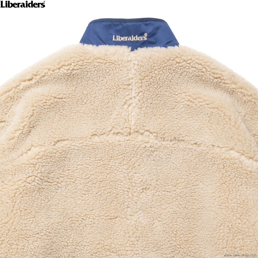 LIBERAIDERS RETRO PILE FLEECE JACKET (IVORY) #77008