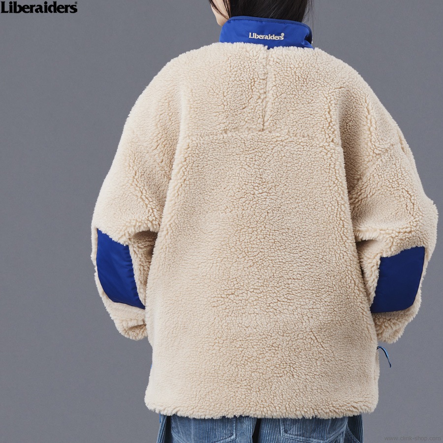 LIBERAIDERS RETRO PILE FLEECE JACKET (IVORY) #77008