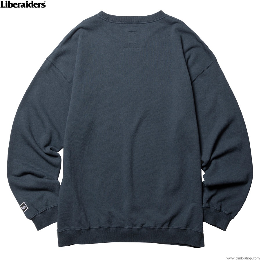 LIBERAIDERS FRENCH TERRY CREWNECK (NAVY) 73306