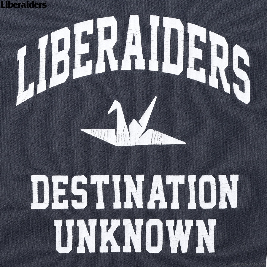 LIBERAIDERS FRENCH TERRY CREWNECK (NAVY) 73306