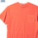 RADIALL EL CAMINO - CREW NECK POCKET T-SHIRT S/S (BLOOD ORANGE)