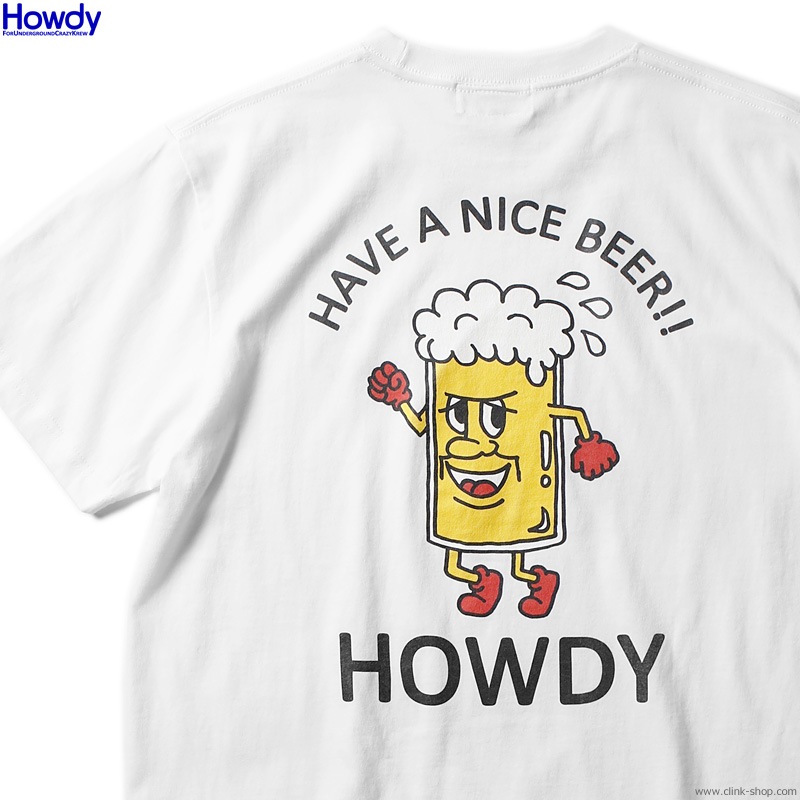 Howdy Beer Boy T (WHITE) [HWD2003-TE01]