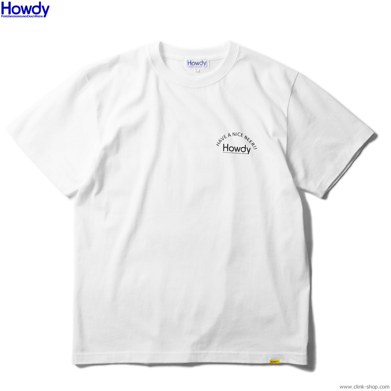 Howdy Beer Boy T (WHITE) [HWD2003-TE01]