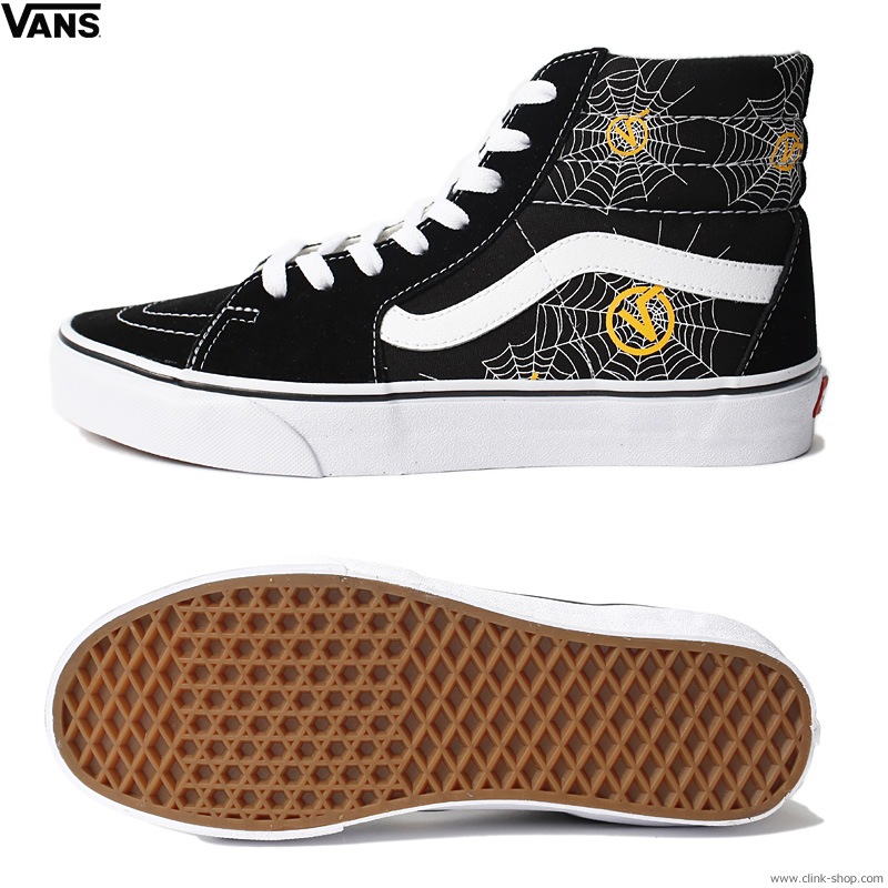 CLINK｜VANS SK8-HI SPIDER WEB/BLACK(PRINTED)｜東京・吉祥寺