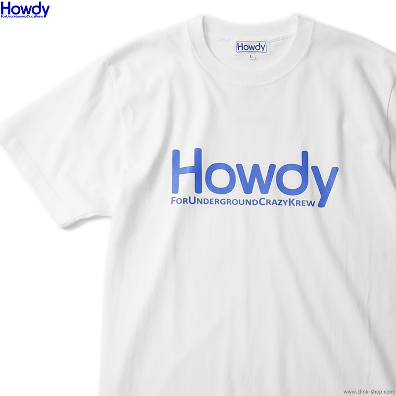 Howdy Logo Tee 2 (WHITE) [HWD2101-TE01]