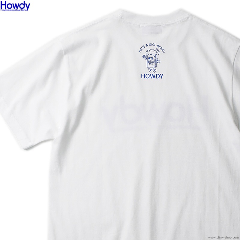 Howdy Logo Tee 2 (WHITE) [HWD2101-TE01]