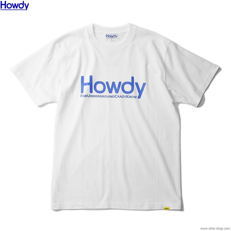 Howdy Logo Tee 2 (WHITE) [HWD2101-TE01]