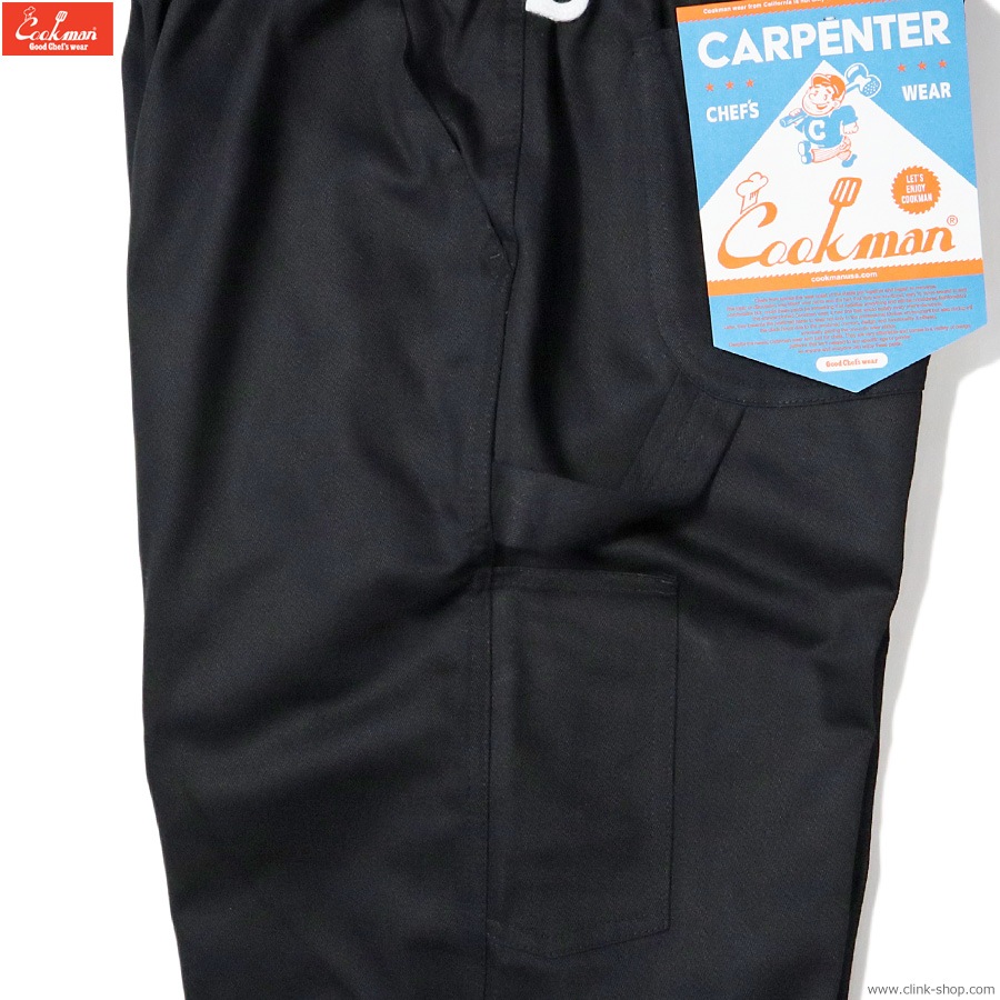 CLINK｜COOKMAN CARPENTER'S PANTS BLACK｜東京・吉祥寺｜SOFTMACHINE