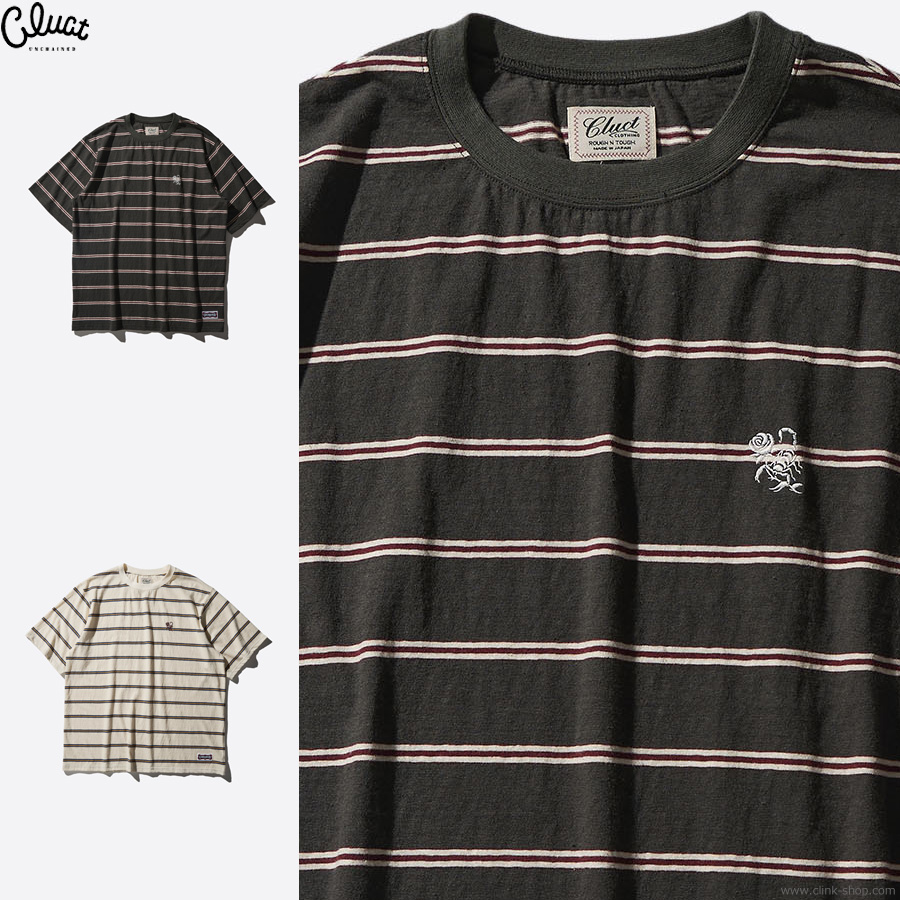 CLUCT HONBY [BORDER S/S TOP] 05178
