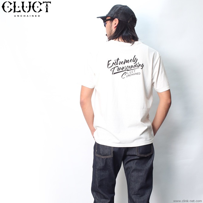 CLUCT HENRYNECK PKT TEE (WHITE) #02740