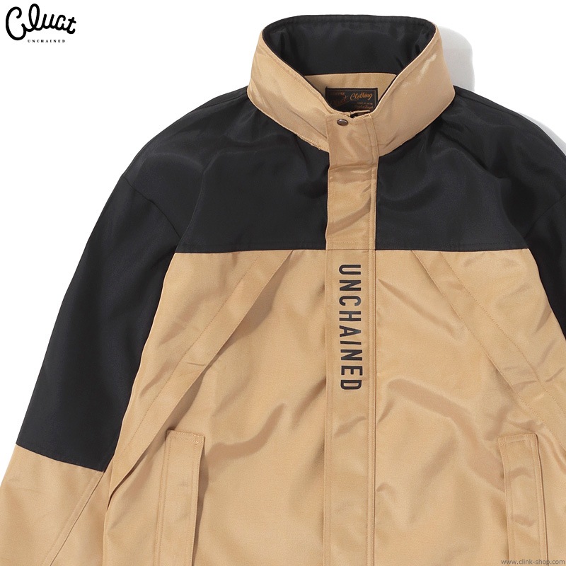 CLUCT / CLT-MOUNTAIN JKT/マウンテンパーカ/M/ポリエステル/キャメル/04110 CLINK｜CLUCT CLT-MOUNTAIN JKT (BLACK×BEIGE) #04110｜東京・吉祥寺