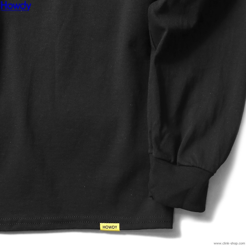 Howdy Paint Logo LS T (BLACK) [HWD2003-TE02]