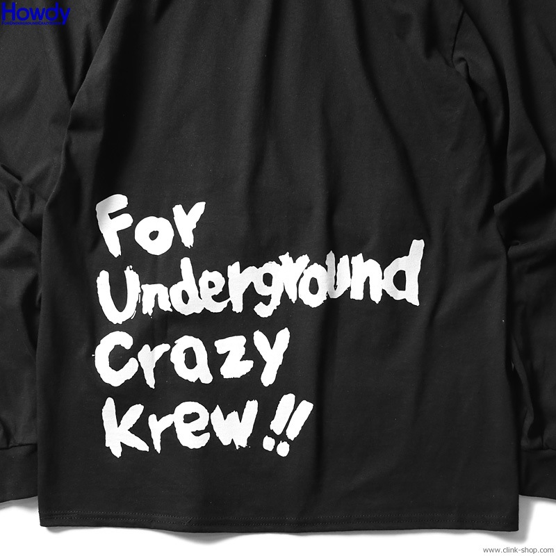 Howdy Paint Logo LS T (BLACK) [HWD2003-TE02]