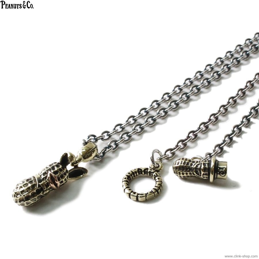 CLINK｜PEANUTS & CO. MEDIUM BUNNY PEANUTS TOP + CHAIN (BRASS