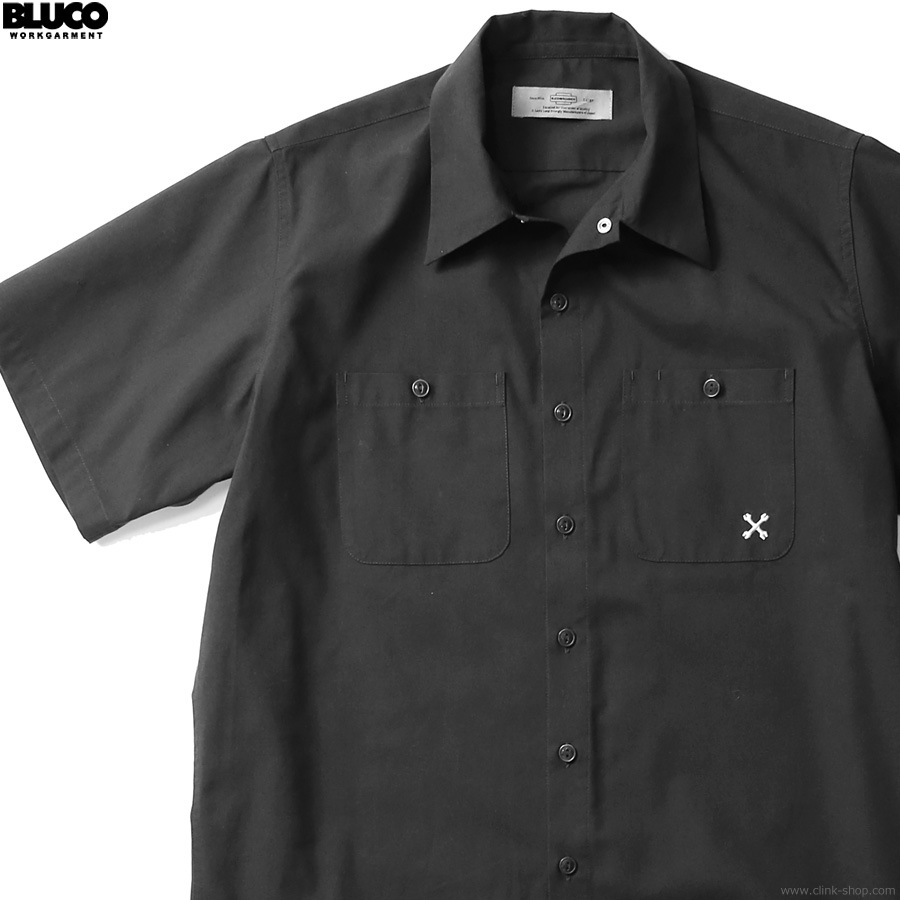 BLUCO STANDARD WORK SHIRT S/S (BLACK) [143-21-108]