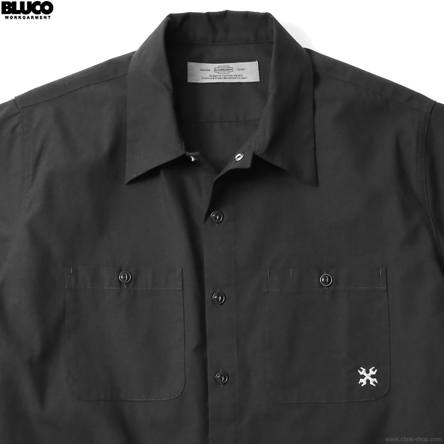 BLUCO STANDARD WORK SHIRT S/S (BLACK) [143-21-108]