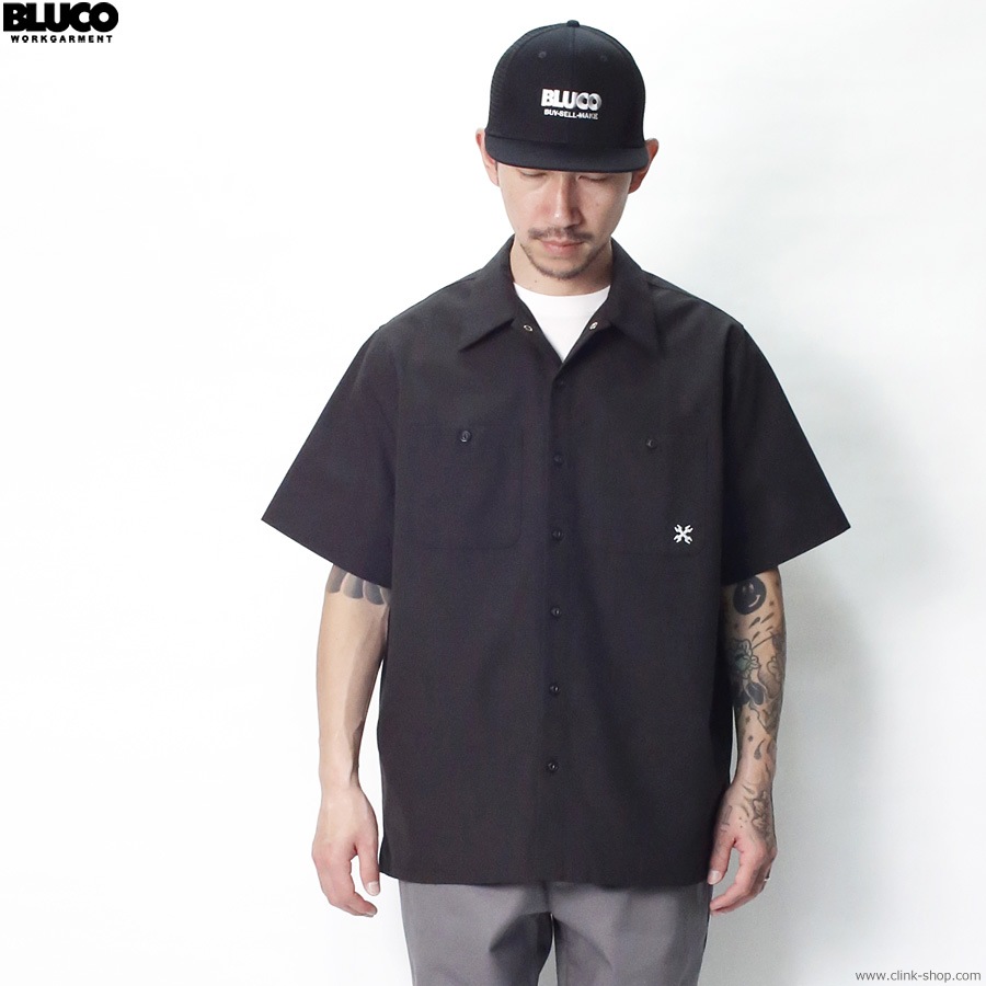 BLUCO STANDARD WORK SHIRT S/S (BLACK) [143-21-108]