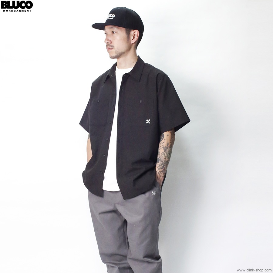 BLUCO STANDARD WORK SHIRT S/S (BLACK) [143-21-108]