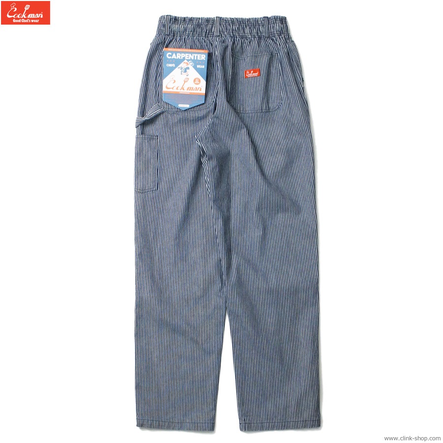 COOKMAN CARPENTER'S PANTS HICKORY NAVY
