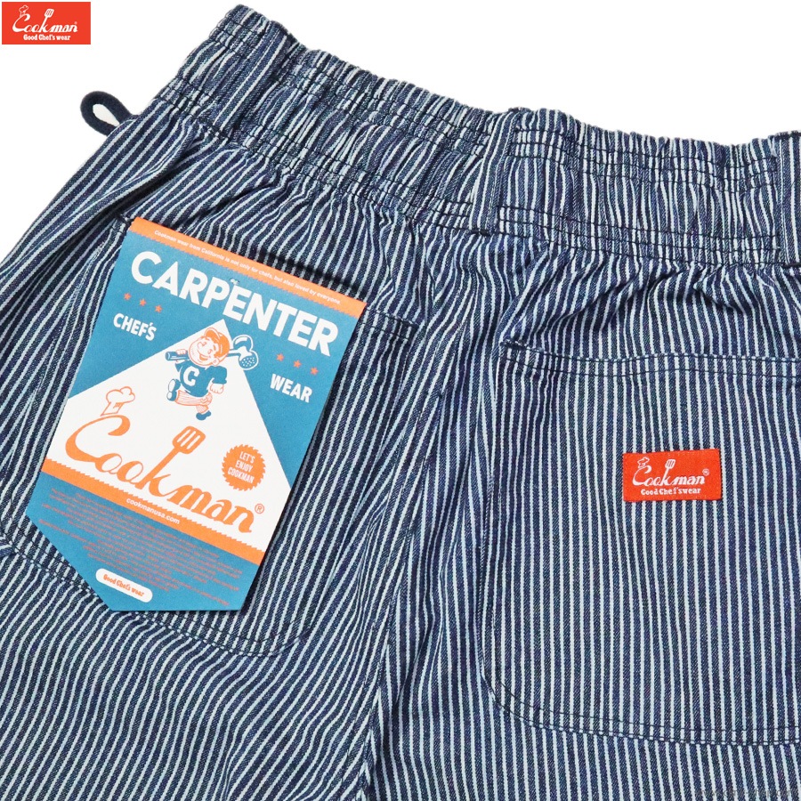 COOKMAN CARPENTER'S PANTS HICKORY NAVY