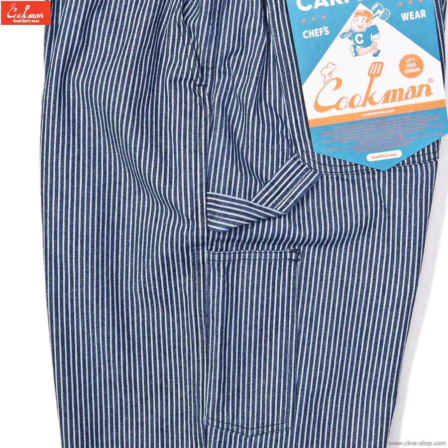 COOKMAN CARPENTER'S PANTS HICKORY NAVY