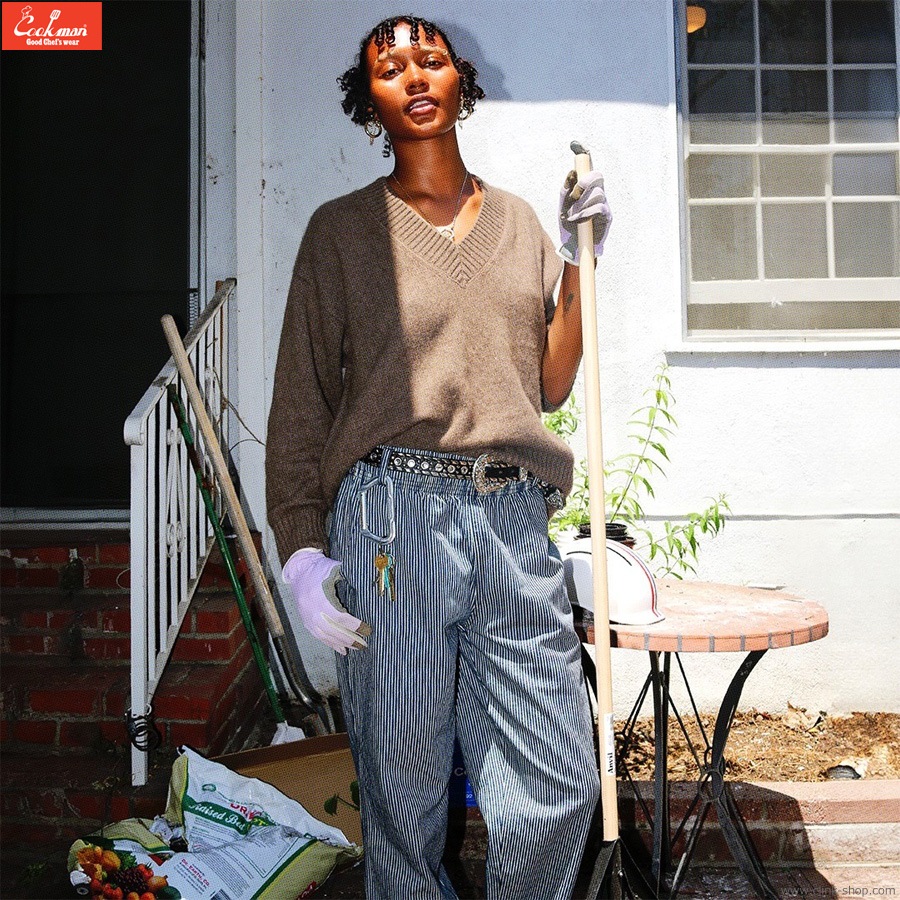 COOKMAN CARPENTER'S PANTS HICKORY NAVY