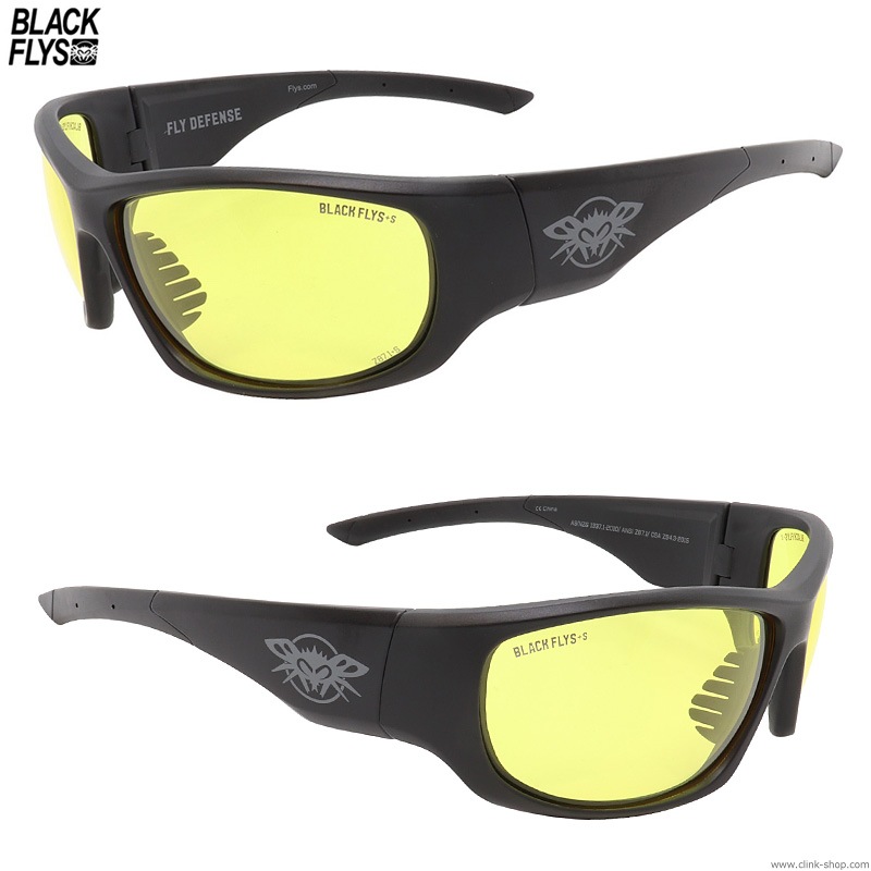 BLACK FLYS FLY DEFENCE [BLACK/YELLOW]