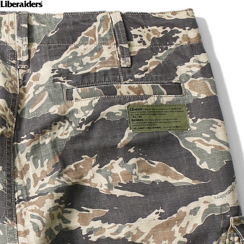 CLINK｜LIBERAIDERS 6 POCKET ARMY SHORTS (TIGER CAMO) #71801｜東京