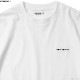 CARHARTT WIP L/S SCRIPT EMBROIDERY T-SHIRTS (WHITE)