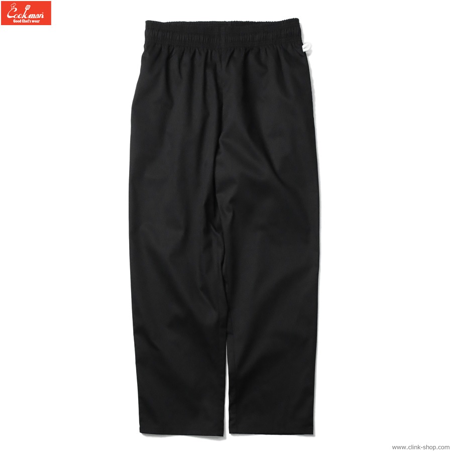COOKMAN CHEF PANTS SEMIWIDE BLACK