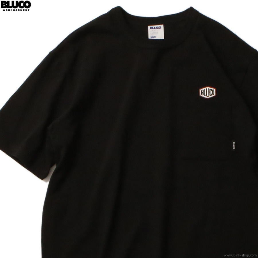 SALE 20��OFF BLUCO POCKET TEE -Hex- (BLACK) [153-22-009]