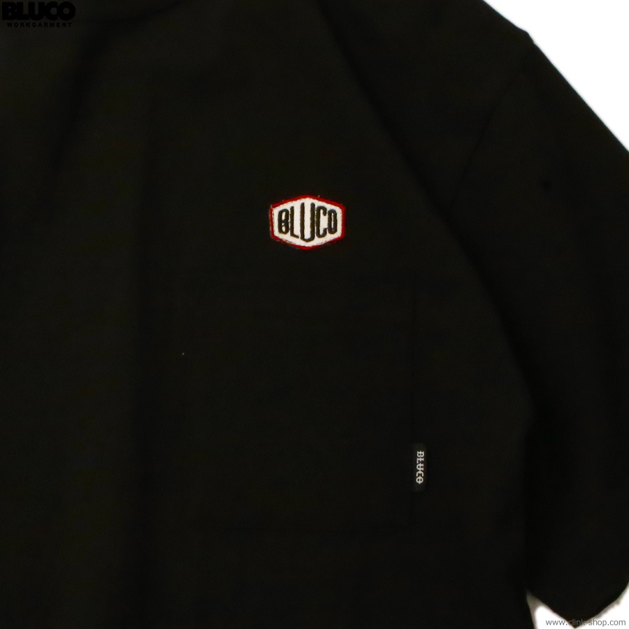 SALE 20��OFF BLUCO POCKET TEE -Hex- (BLACK) [153-22-009]