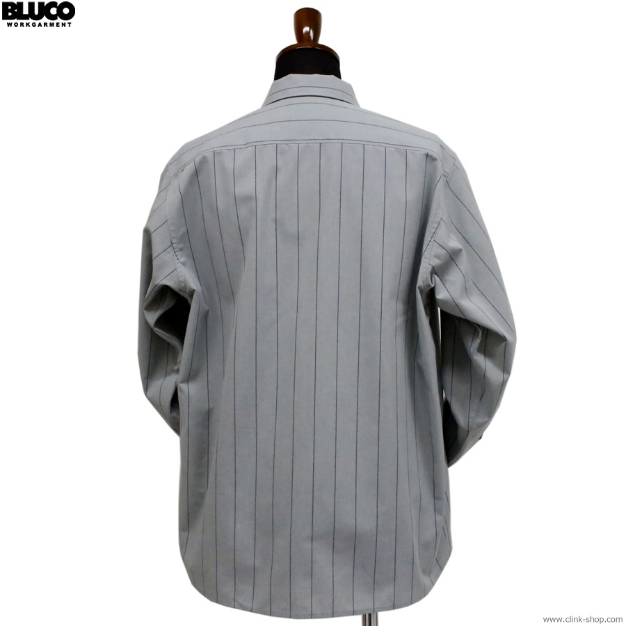 BLUCO ����������ɥ������� L/S -Stripe- (L.GREEN) [161-11-119]
