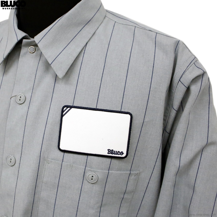 BLUCO ����������ɥ������� L/S -Stripe- (L.GREEN) [161-11-119]