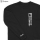 BRIXTON STOWELL VIII L/S STANDARD TEE (WASHED BLACK)