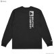 BRIXTON STOWELL VIII L/S STANDARD TEE (WASHED BLACK)