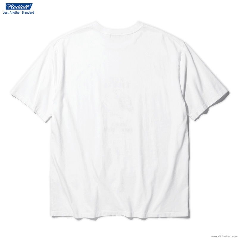 RADIALL NEW LIFERS - CREW NECK T-SHIRT S/S (WHITE)