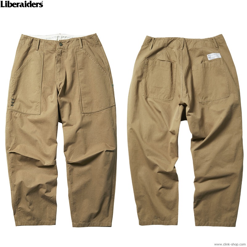 LIBERAIDERS HERRINGBONE SARROUEL PANTS #73701