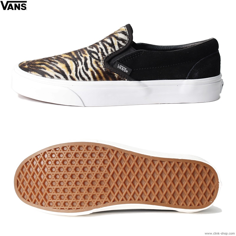 CLINK｜VANS CLASSIC SLIP-ON BLACK/TIGER (SOFT SUEDE)｜東京・吉祥寺