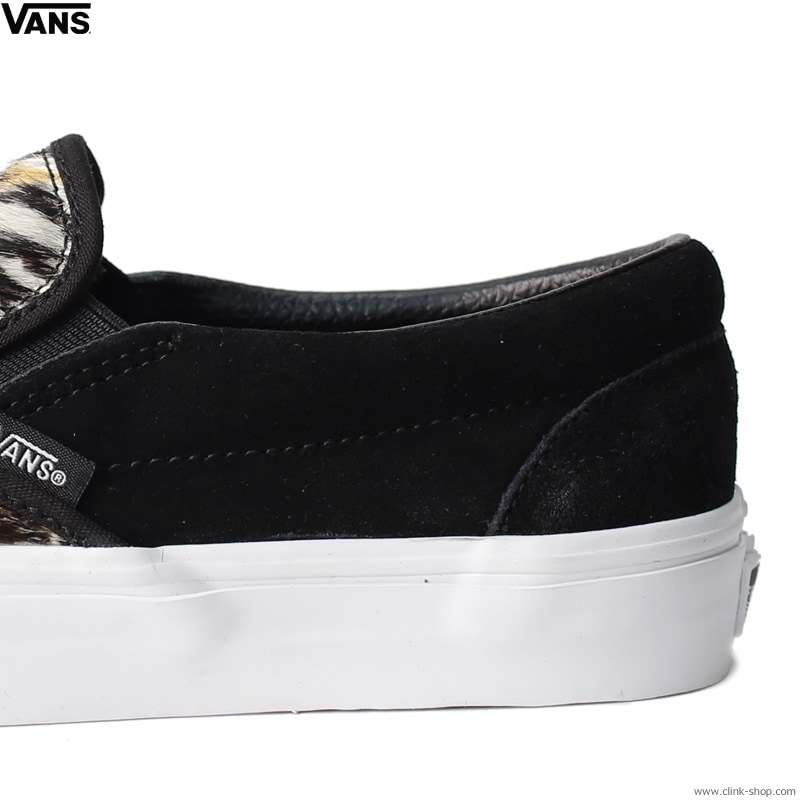 CLINK｜VANS CLASSIC SLIP-ON BLACK/TIGER (SOFT SUEDE)｜東京・吉祥寺