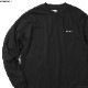 CARHARTT WIP L/S SCRIPT EMBROIDERY T-SHIRTS (BLACK)