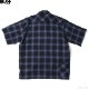 BLUCO OMBRE BIG POCKET SHIRT S/S (NAVY) [143-21-004]