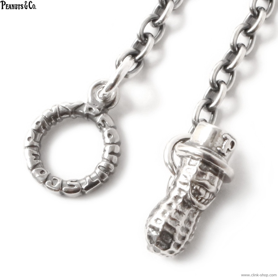 PEANUTS & CO. SMALL BERO TATOO PEANUTS + CHAIN 50cm ROUND (SILVER��K10PGOLD)