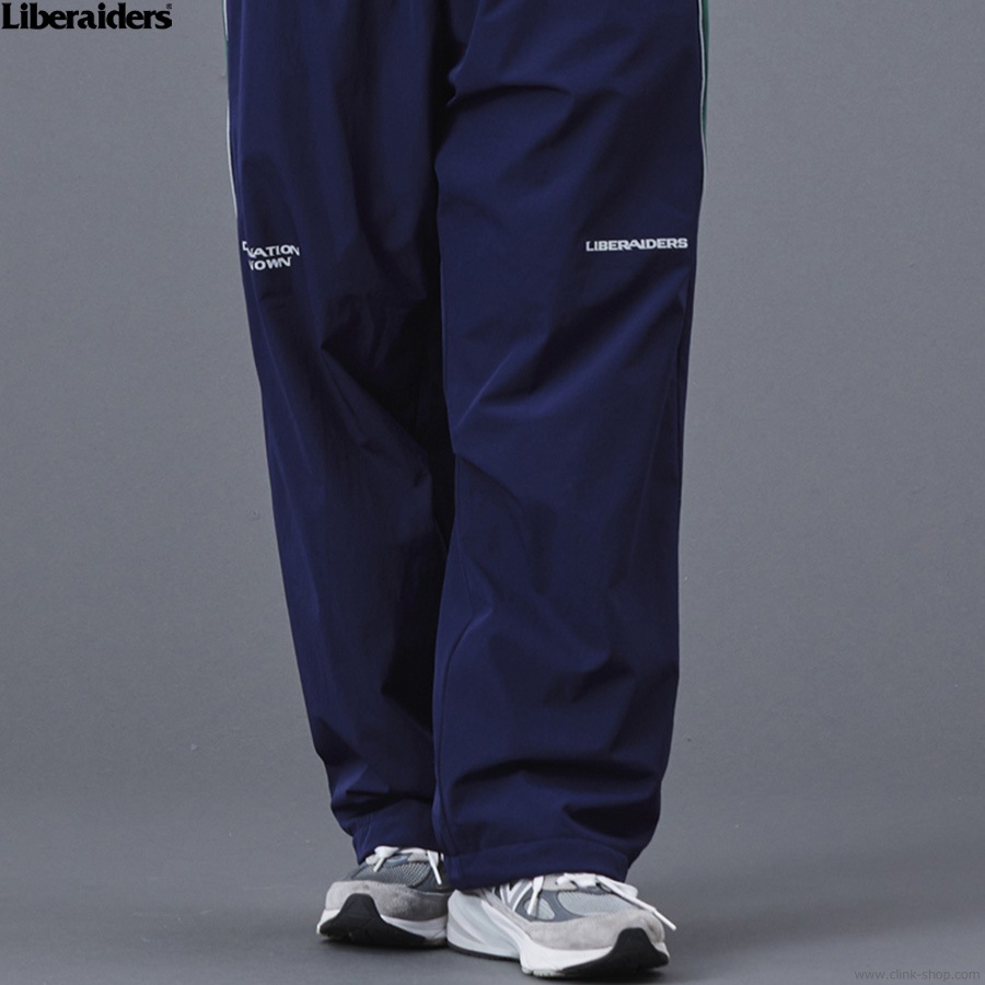 SALE 10��OFF LIBERAIDERS OCTA TRACK PANTS (NAVY) #77714